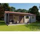 Maison modulaire optimisée en kit 111 m² -  avec patio /idéale jeunes ou petit budget | BATI-FABLAB