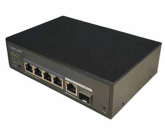 4 ports Giga Industrial Unmanaged PoE Switch | TLSD5004-240