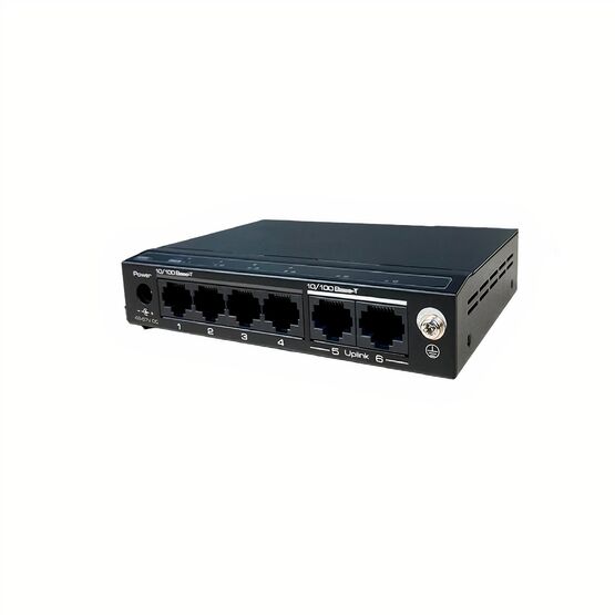 4 Ports PoE Switch with 2 uplink ports | TECLINK