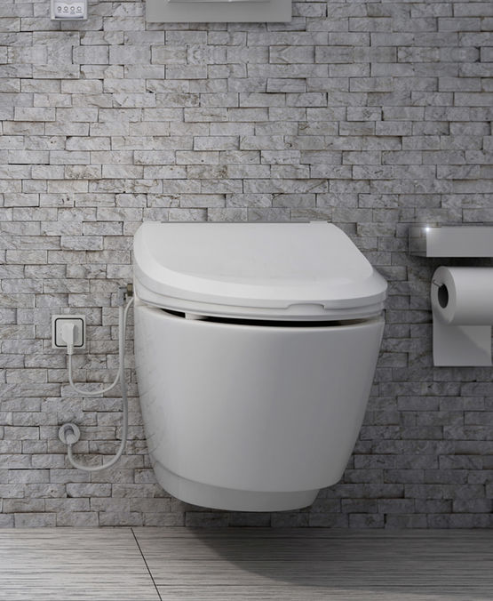 SANICLEAN : Kit douchette japonaise WC pour lavage à eau tempérée –  Batiproduits