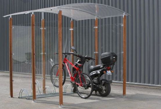  Abri à vélos bois 4m² - NORMEQUIP