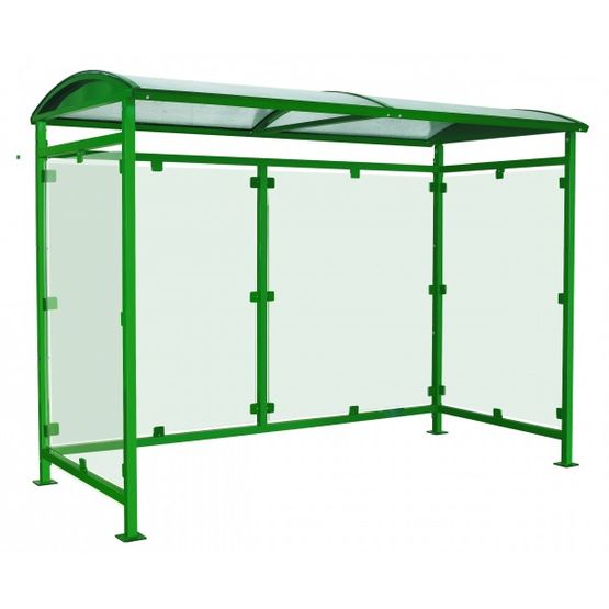 Abri bus avec structure en acier | SANEA 