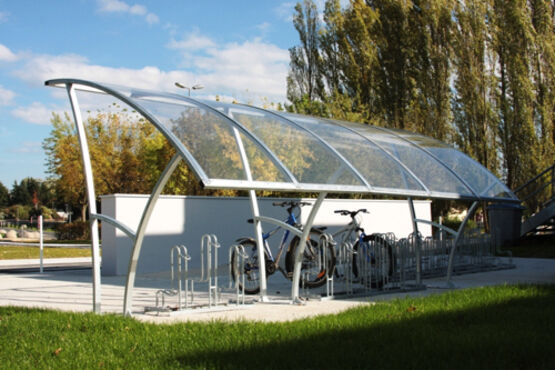 Abri-deux-roues moderne type 3N - produit présenté par NORCOR