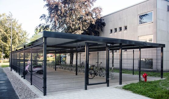  Abri-deux-roues pour vélo fermé sécurisé |type n° 5-LOCK / 5-LOCK-GREEN) - NORCOR