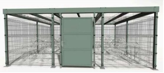  Abri-deux-roues pour vélo fermé sécurisé |type n° 5-LOCK / 5-LOCK-GREEN) - Abri vélo