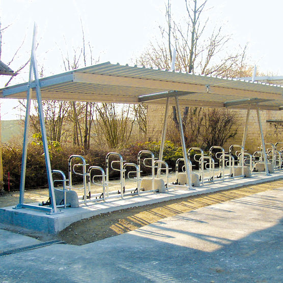 Abri modulaire et sécurisé pour vélos | Mallorca - produit présenté par SOLUVELOS