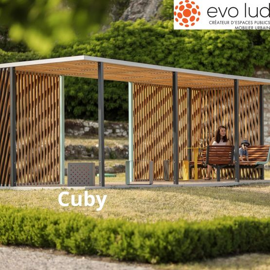 Abri pour espaces publics et urbains | CUBY