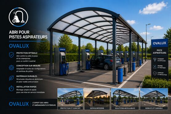 ABRI POUR PISTES ASPIRATEURS OVALUX