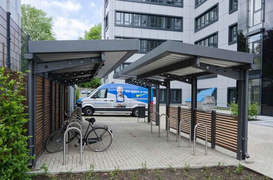  Abri vélos modulaire en acier galvanisé à chaud | OPTURA ORION - SOLUVELOS