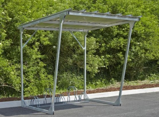 Abri vélos / scooters / motos - produit présenté par NORMEQUIP