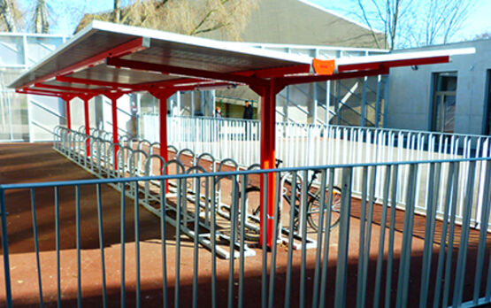 Abri-vélos simple ou double-face type 5-DF | ABRI5DF