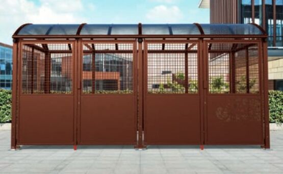 Abri voute sécurisé à 6 places | SOLUVELOS  - produit présenté par SOLUVELOS