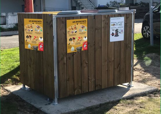 Abribac Biodéchets - Poubelles Biodéchets | Belben - BELBEN
