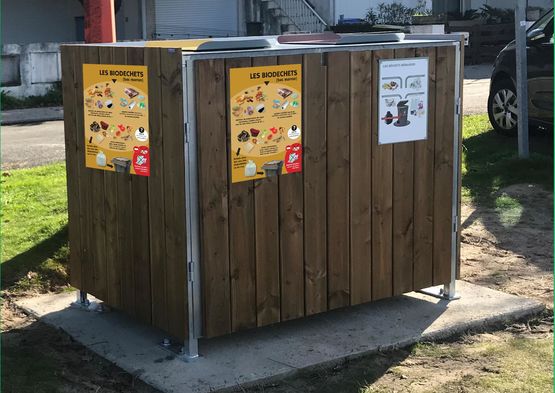  Abribac Biodéchets - Poubelles Biodéchets | Belben - BELBEN