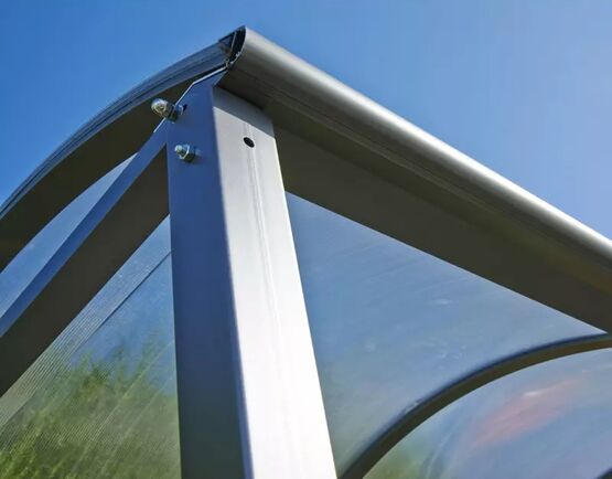 Abribus vouté type 11 - fermé 3 côtés- L250 cm - produit présenté par NORCOR