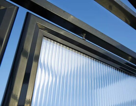  Abribus vouté type 11 - fermé 3 côtés- L250 cm | ABRIBUS11 - NORCOR