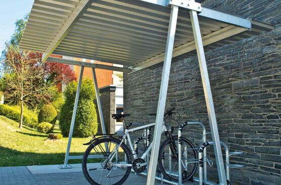  Abris vélos modulaire en acier galvanisé | MALLORCA - Abri vélo