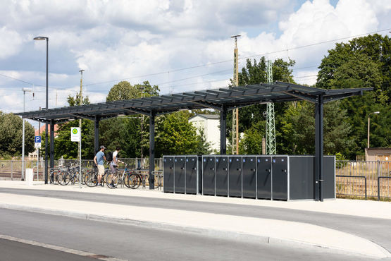 Abris vélos | Optura - produit présenté par SOLUVELOS