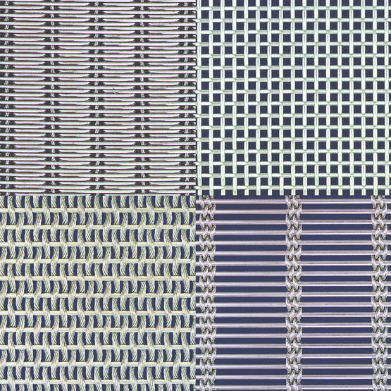 Acier inoxydable tissé en vingt motifs ajourés de 5 à 66% | Creative Weave