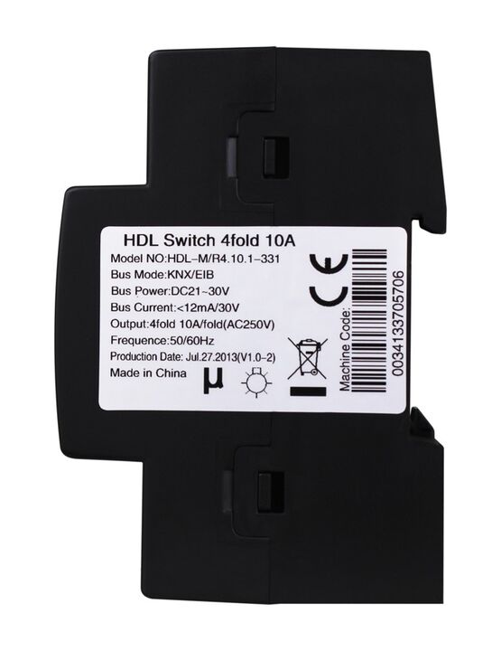  Actionneur de commutateur pour la commutation de charges électriques | HDL-M/R4.10.1 - Gammes d'appareillage (interrupteurs, commandes, prises, etc.)