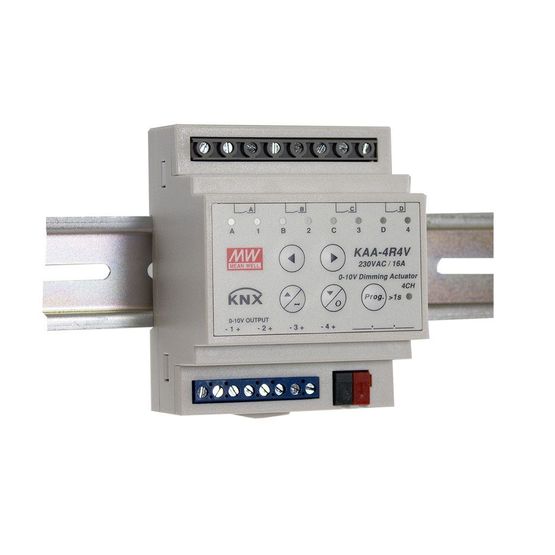 Actionneur de commutation universel à 16A par canal | MEAN WELL KAA-4R4V - CATS