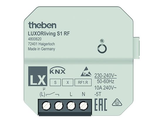 Actionneurs encastrés radio commandés | LUXORliving D1 RF  - THEBEN