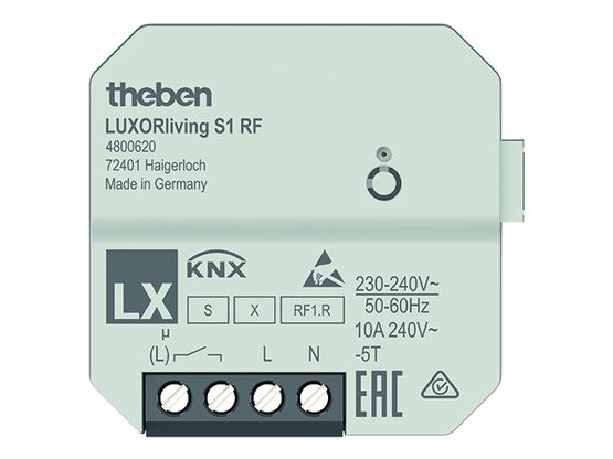  Actionneurs encastrés radio commandés | LUXORliving D1 RF  - THEBEN