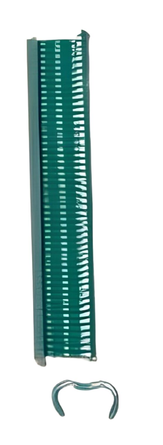 Agrafes plastifiées vertes pour agrafeuse simple ou avec chargeur | MEGADIS  - produit présenté par MEGADIS