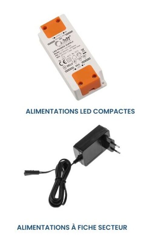 Alimentation LED pour meubles 12 V / 230 V – 1,8 W – 200 W | Système LEDO - produit présenté par HLT SP. Z O.O.