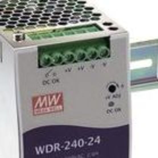  Alimentation secteur industrielle 240 W DIN RAIL à sortie unique | MEAN WELL WDR-240-24 - Alimentations électriques