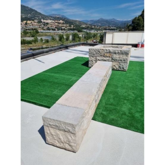  Aménagement paysager avec système MODBLOC - Mur de soutènement et ouvrage cadre