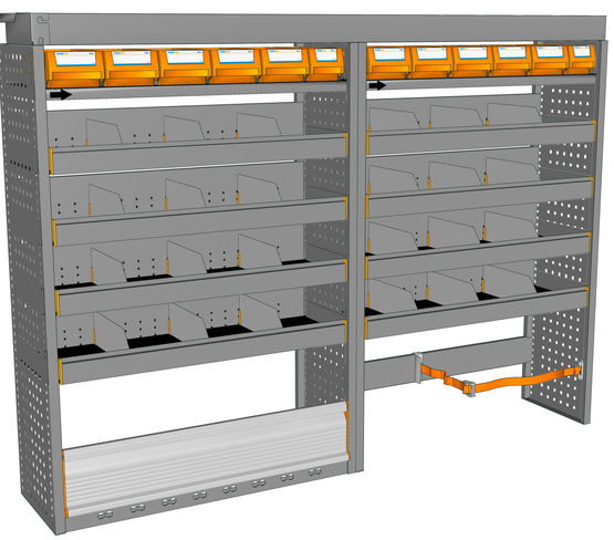  Aménagements intérieurs en Métal | KOLLÉ - Mobilier d'archivage et stockage (rayonnages, chariots mobiles, rack...)