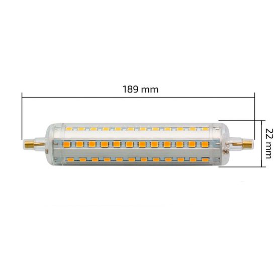  Ampoule avec connecteur LED 189mm 18W | R7S Slim - LED LIGHTING FRANCE