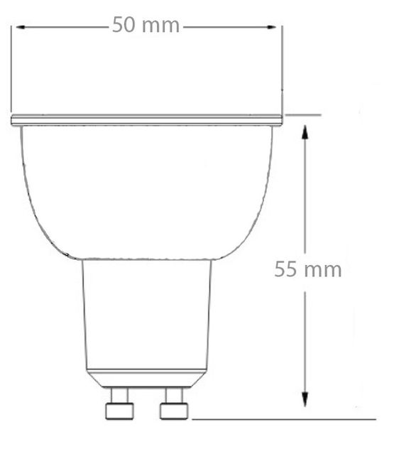  Ampoule LED 220V 7W | GU10 COB Cristal  - Plafonniers