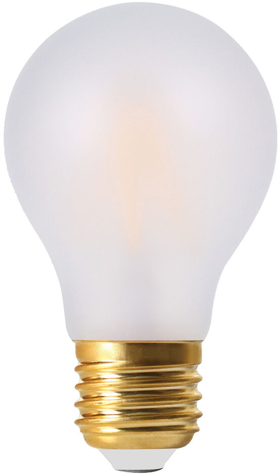 Ampoule LED filament : standard A60 8W E27 2 700 k 780 Lm Dim. Mat | 28653