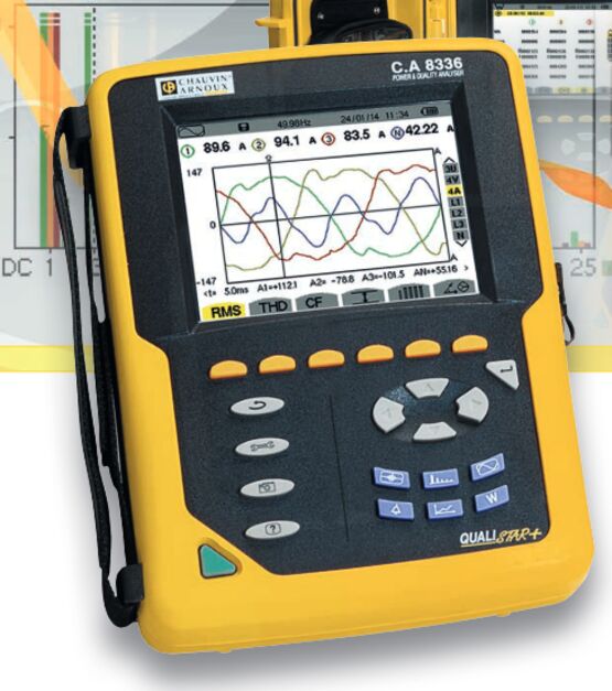  Analyseur d&#039;énergie électrique triphasée | Qualistar+ - CHAUVIN ARNOUX 