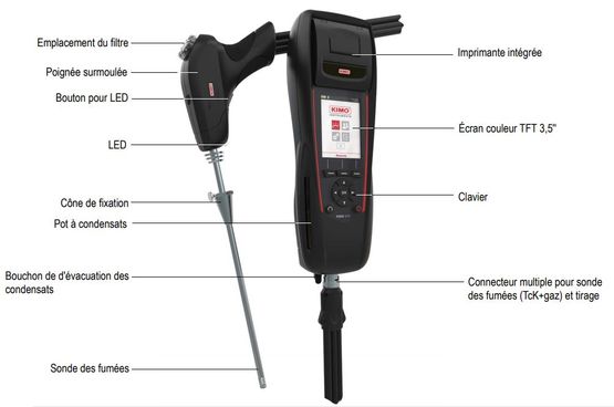  Analyseur de combustion | Kigaz 310 - Analyseur de combustion