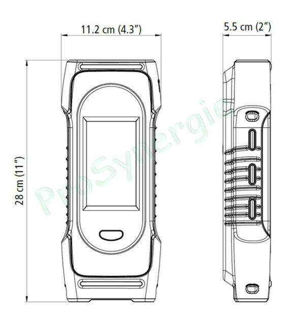 Analyseur de combustion Si-CA 230 KIMO, cellules interchangeables : O2/CO/CO2 des fumées, CO ambiant, Températures fumées et ambiant, Pression différentielle, etc | KIM0008 - produit présenté par PROSYNERGIE