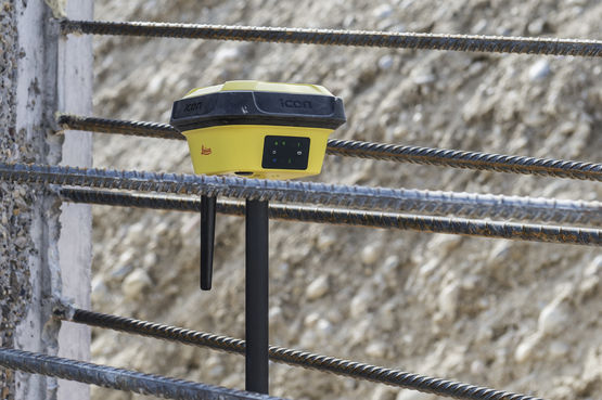  Antenne intelligente pour implantation de points sur chantiers | Leica iCON GPS 70 T - Matériel de topographie et d'implantation