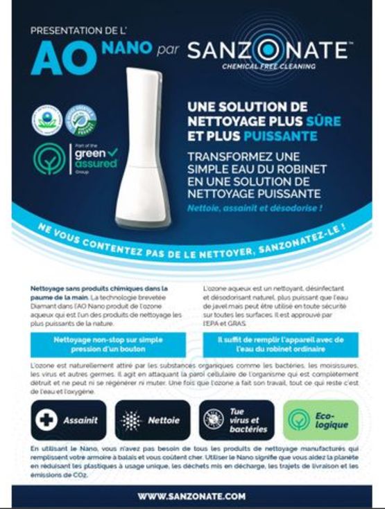  Appareil de nettoyage a l&#039;ozone Aqueux (Mobile ) AO de SANZONATE - VULCAN