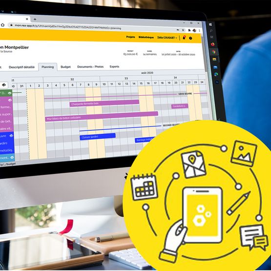  Application collaborative nouvelle génération (équipe, sous-traitants, clients) | Réa. - REA-APP