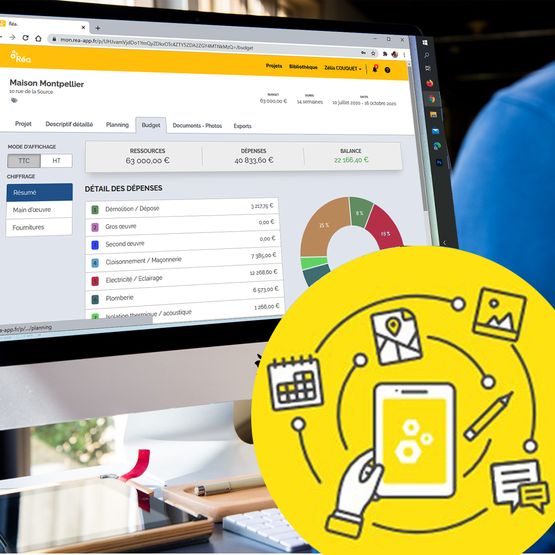  Application nouvelle génération de suivi de chantier | Réa. - Autres applications