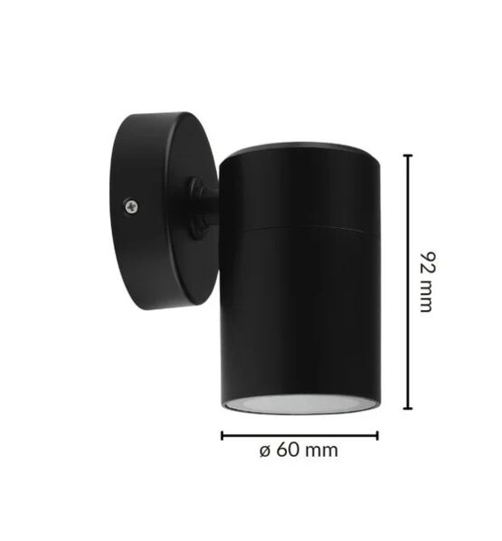  Applique murale extérieure IP65 pour ampoule GU10 | Silumen - Applique murale