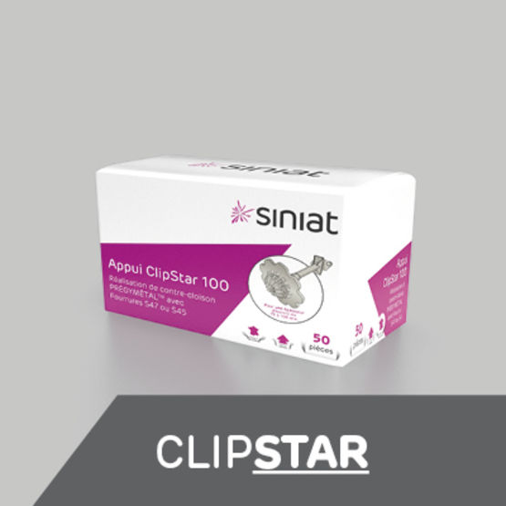 Appui intermédaire malin rapide, facile et pratique | SINIAT CLIPSTAR  - produit présenté par SINIAT