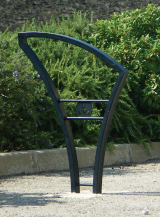 Appui vélo | Appui vélo Rayon de Soleil en acier galvanisé