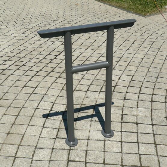 Appui vélo  Appui vélo Té en acier galvanisé et thermolaqué