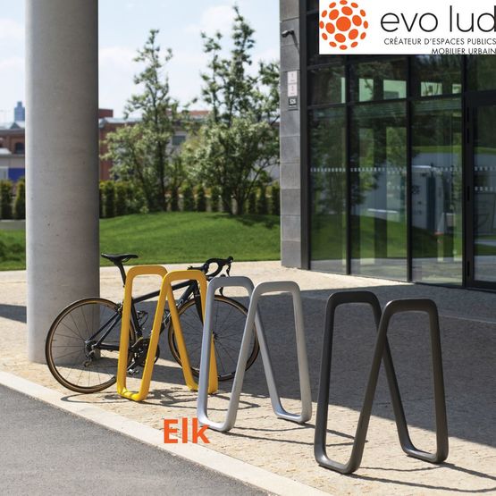  Appui-vélos pour espaces urbains | ELK  - EVO LUD