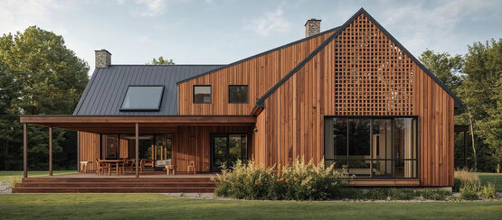  Arbréane® – Bardage bois massif pour façade ventilée - Bardage en bois massif