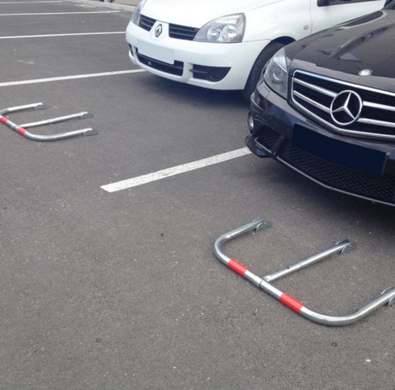   Arceau parking rabattable Stopcar avec cadenas - Arceaux, herses et autres équipements mobiles anti-intrusion