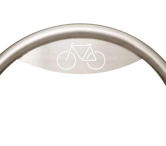  Arceau vélo inox design avec picto vélo - NORMEQUIP